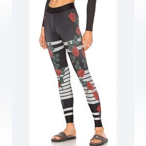 Revolve Ultracor Womens La Vie En Rose Legging in Nero sz Small $198